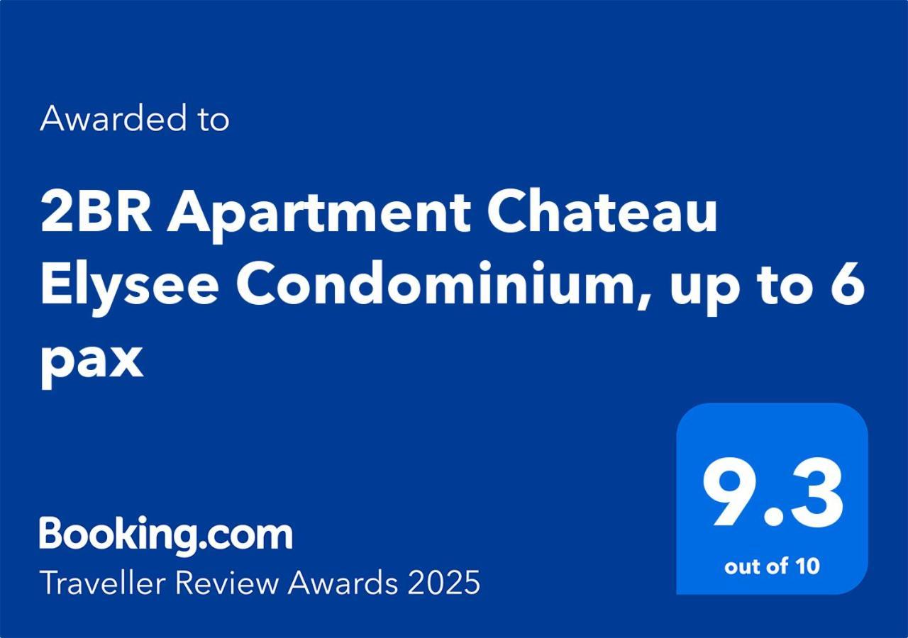 Cozy 2Br Staycation With Balcony Chateau Elysee For 4-6 Pax Paranaque City Exteriér fotografie